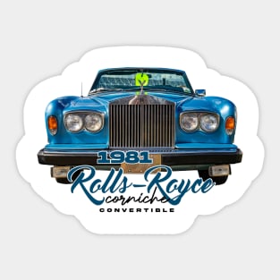 1981 Rolls-Royce Corniche Convertible Sticker